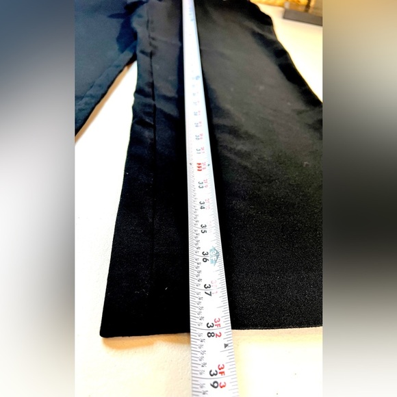 Eileen Fisher pants, Soft Stretchy, Wide Leg, Side Zipper, Color Black, Large - Picture 6 of 6